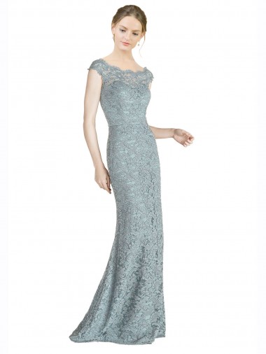 Lace Long Off the Shoulder Mermaid Prom Dress / Bridesmaid Dress Sudbury
