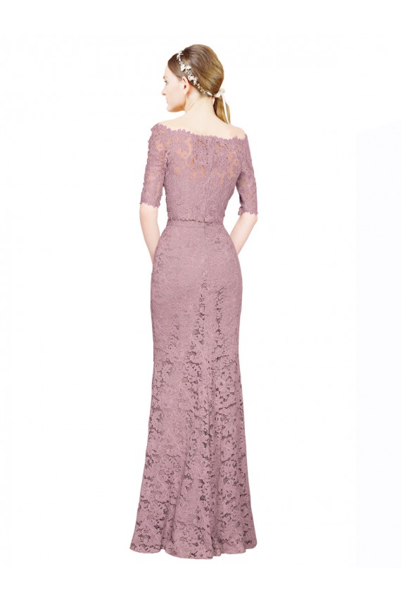 Lace Long Off the Shoulder Mermaid Formal Dress / Bridesmaid Dress Sudbury
