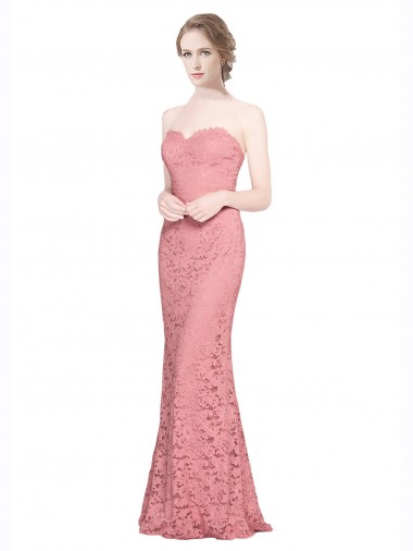 Lace Long Sweetheart Mermaid Formal Dress / Bridesmaid Dress Sudbury