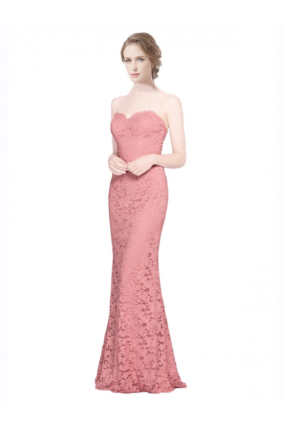 Lace Long Sweetheart Mermaid Formal Dress / Bridesmaid Dress Sudbury