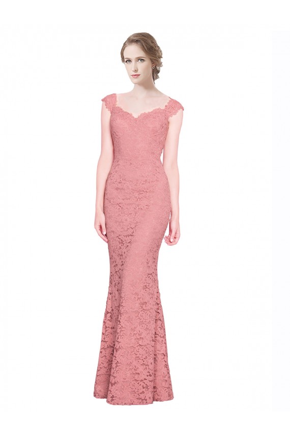 Lace Long Sweetheart Mermaid Prom Dress / Bridesmaid Dress Sudbury