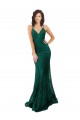 Lace Open Back Long V-Neck Mermaid Black Tie Evening Gown / Prom Dress / Bridesmaid Dress Sudbury