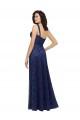 Lace Low Back Long V-Neck A-Line Bridesmaid Dress Sudbury