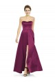 Satin Long Strapless A-Line Bridesmaid Dress Sudbury
