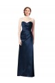 Satin Long Sweetheart A-Line Bridesmaid Dress Sudbury