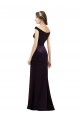 Satin Long Off the Shoulder A-Line Bridesmaid Dress Sudbury