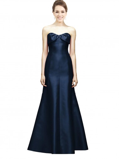Satin Long Sweetheart Mermaid Bridesmaid Dress Sudbury