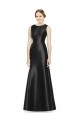 Satin Keyhole Back Long High Neck Mermaid Bridesmaid Dress Sudbury