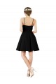 Satin Open Back Knee Length Halter Neck A-Line Bridesmaid Gown Sudbury