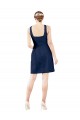 Satin Knee Length V-Neck A-Line Bridesmaid Gown Sudbury