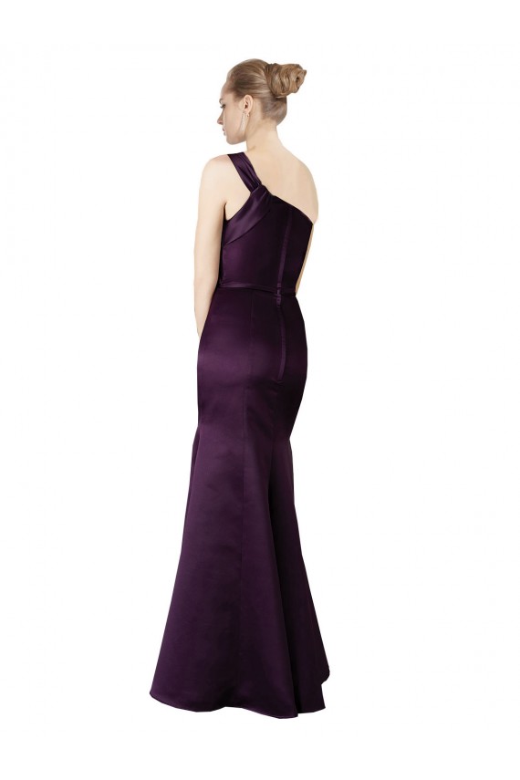 Satin Long One Shoulder Mermaid Prom Dress / Bridesmaid Dress Sudbury