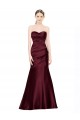Satin Low Back Long Sweetheart Mermaid Formal Evening Gown / Prom Dress / Bridesmaid Dress Sudbury