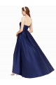 Satin Low Back Long Strapless A-Line High Low Evening Gown / Prom Dress / Bridesmaid Dress Sudbury