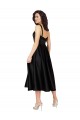 Satin Knee Length Square Neck A-Line Prom Dress / Bridesmaid Dress Sudbury