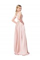 Satin Long Off the Shoulder A-Line Formal Evening Gown / Prom Dress / Bridesmaid Dress Sudbury