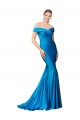 Satin Long Off the Shoulder Mermaid Formal Evening Gown / Prom Dress / Bridesmaid Dress Sudbury