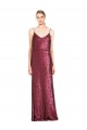 Sequin Long Halter Neck A-Line Formal Evening Gown / Prom Dress / Bridesmaid Dress Sudbury