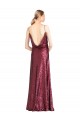 Sequin Long Halter Neck A-Line Formal Evening Gown / Prom Dress / Bridesmaid Dress Sudbury