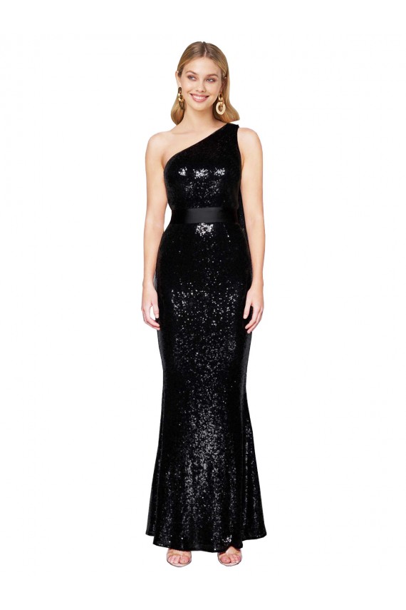 Sequin Long One Shoulder Mermaid Formal Evening Gown / Prom Dress / Bridesmaid Dress Sudbury