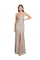 Sequin & Sparkling Sequin V-Back Long V-Neck Sheath Formal Evening Gown / Prom Dress / Bridesmaid Dress Sudbury