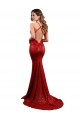 Sequin Low Back Long V-Neck Mermaid Evening Gown / Bridesmaid Dress Sudbury