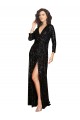 Sequin Long V-Neck A-Line Formal Dress / Bridesmaid Dress Sudbury