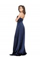 Silk like Satin Low Back Long Sweetheart A-Line Formal Evening Gown / Prom Dress / Bridesmaid Dress Sudbury