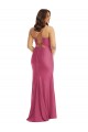 Silk like Satin Tie Back Long Spaghetti Straps Mermaid Formal Plus Size Evening Gown / Prom Dress / Bridesmaid Dress Sudbury