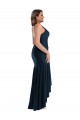 Silk like Satin Long Spaghetti Straps Mermaid High Low Plus Size Evening Gown / Prom Dress / Bridesmaid Dress Sudbury