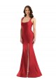 Silk like Satin Long Square Neck Mermaid Formal Plus Size Evening Gown / Prom Dress / Bridesmaid Dress Sudbury