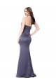 Silk like Satin Low Back Long Halter Neck Mermaid Formal Evening Gown / Prom Dress / Bridesmaid Dress Sudbury