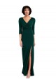 Spandex V-Back Long V-Neck Trumpet Formal Evening Gown / Prom Dress / Bridesmaid Dress Sudbury