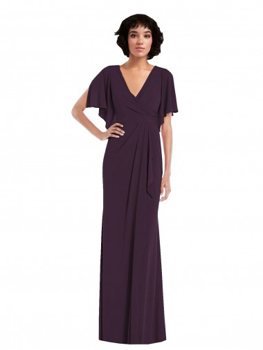 Spandex Long V-Neck Sheath Formal Evening Gown / Prom Dress / Bridesmaid Dress Sudbury