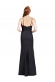 Stretch Crepe Low Back Long Spaghetti Straps Mermaid Prom Dress / Bridesmaid Dress Sudbury