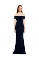 Stretch Crepe Keyhole Back Long Off the Shoulder Mermaid Formal Dress / Bridesmaid Dress Sudbury