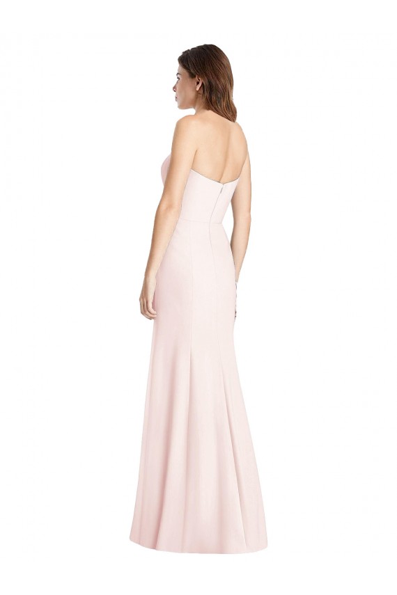 Stretch Crepe Low Back Long Sweetheart Trumpet Semi Formal Evening Dress / Prom Dress / Bridesmaid Dress Sudbury