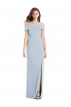 Stretch Crepe Long Off the Shoulder Trumpet Formal Dress / Bridesmaid Dress Sudbury