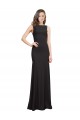 Stretch Crepe Open Back Long Bateau Neck Mermaid Prom Dress / Bridesmaid Dress Sudbury