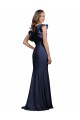 Stretch Crepe Keyhole Back Long Bateau Neck Mermaid Prom Dress / Bridesmaid Dress Sudbury