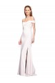 Stretch Crepe Long Off the Shoulder White Mermaid Formal Dress / Bridesmaid Dress Sudbury