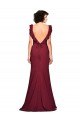 Stretch Crepe Long Strapless Burgundy Mermaid Prom Dress / Bridesmaid Dress Sudbury