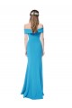 Stretch Crepe Long Off the Shoulder Sheath Formal Dress / Bridesmaid Dress Sudbury
