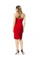 Stretch Crepe Cocktail Length Sweetheart Sheath Formal Evening Gown / Prom Dress / Bridesmaid Dress Sudbury