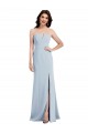 Stretch Crepe Low Back Long V-Neck Trumpet Bridesmaid Dress / Evening Dress Sudbury