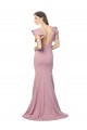 Stretch Crepe Low Back Sweep Train Round Neck Mermaid Formal Evening Gown / Prom Dress / Bridesmaid Dress Sudbury