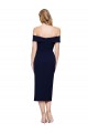 Stretch Crepe Midi Length Off the Shoulder Mermaid Formal Evening Gown / Prom Dress / Bridesmaid Dress Sudbury