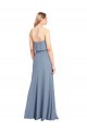 Stretch Crepe Long High Neck Sheath Formal Dress / Bridesmaid Dress Sudbury