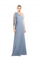 Stretch Crepe Long One Shoulder Sheath Formal Dress / Bridesmaid Dress Sudbury