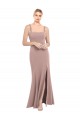 Stretch Crepe Long Square Neck Mermaid Prom Dress / Bridesmaid Dress Sudbury