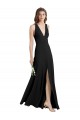 Stretch Crepe Long Halter Neck Sheath Formal Evening Gown / Prom Dress / Bridesmaid Dress Sudbury